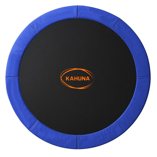 Kahuna 12ft Replacement Trampoline Safety Pad Cover and Jumping Spring Mat - Blue