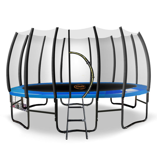 Kahuna Twister 12ft Springless Trampoline Outdoor Mat Pad Net Ladder