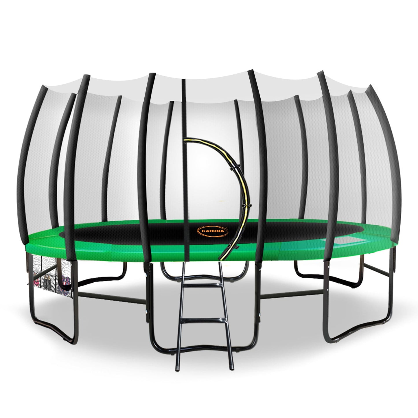 Kahuna Twister 12ft Springless Trampoline Outdoor Mat Pad Net Ladder