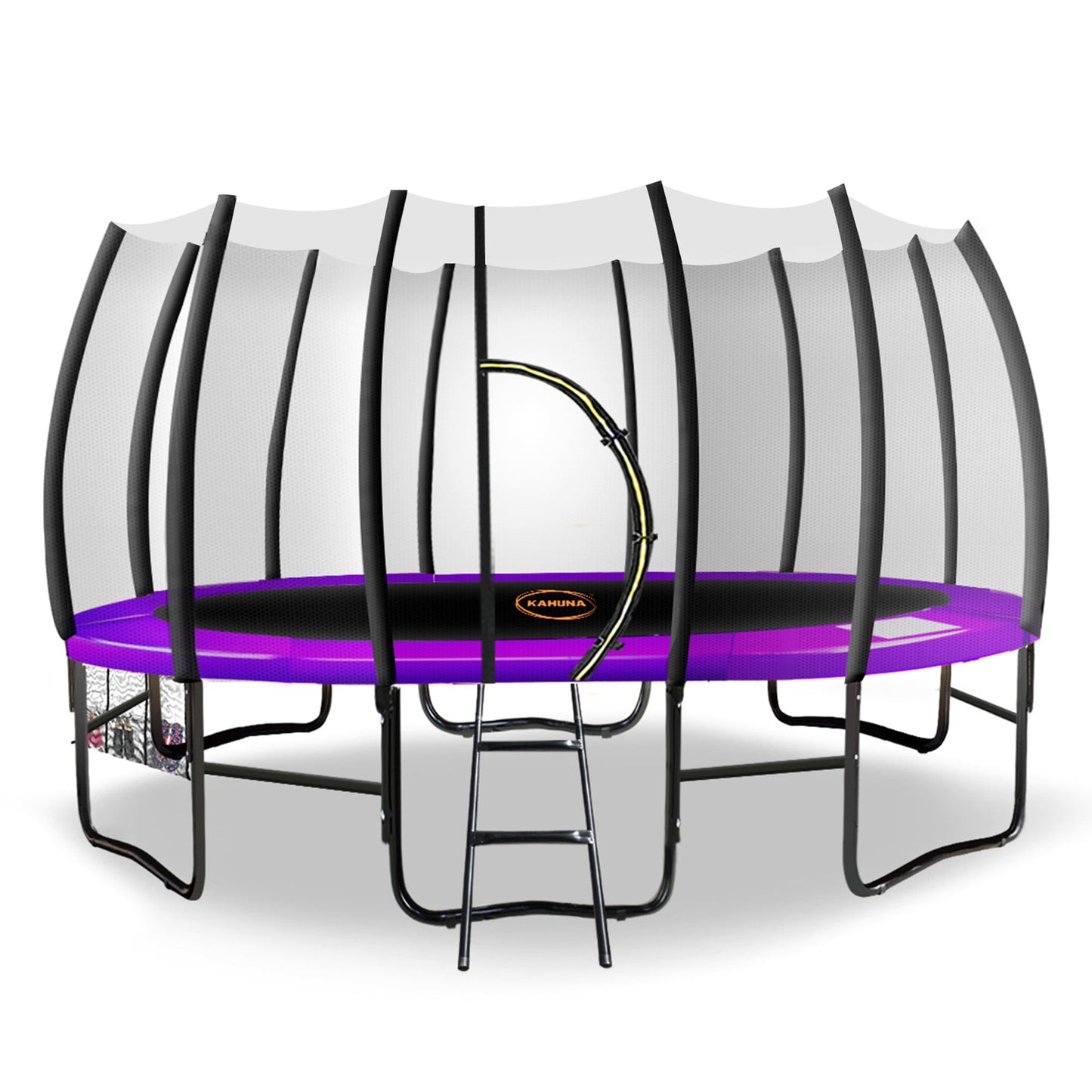 Kahuna Twister 12ft Springless Trampoline Outdoor Mat Pad Net Ladder