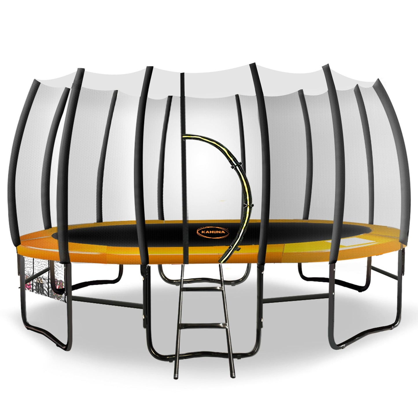 Kahuna Twister 14ft Springless Trampoline Outdoor Kids Safety Net Pad Mat