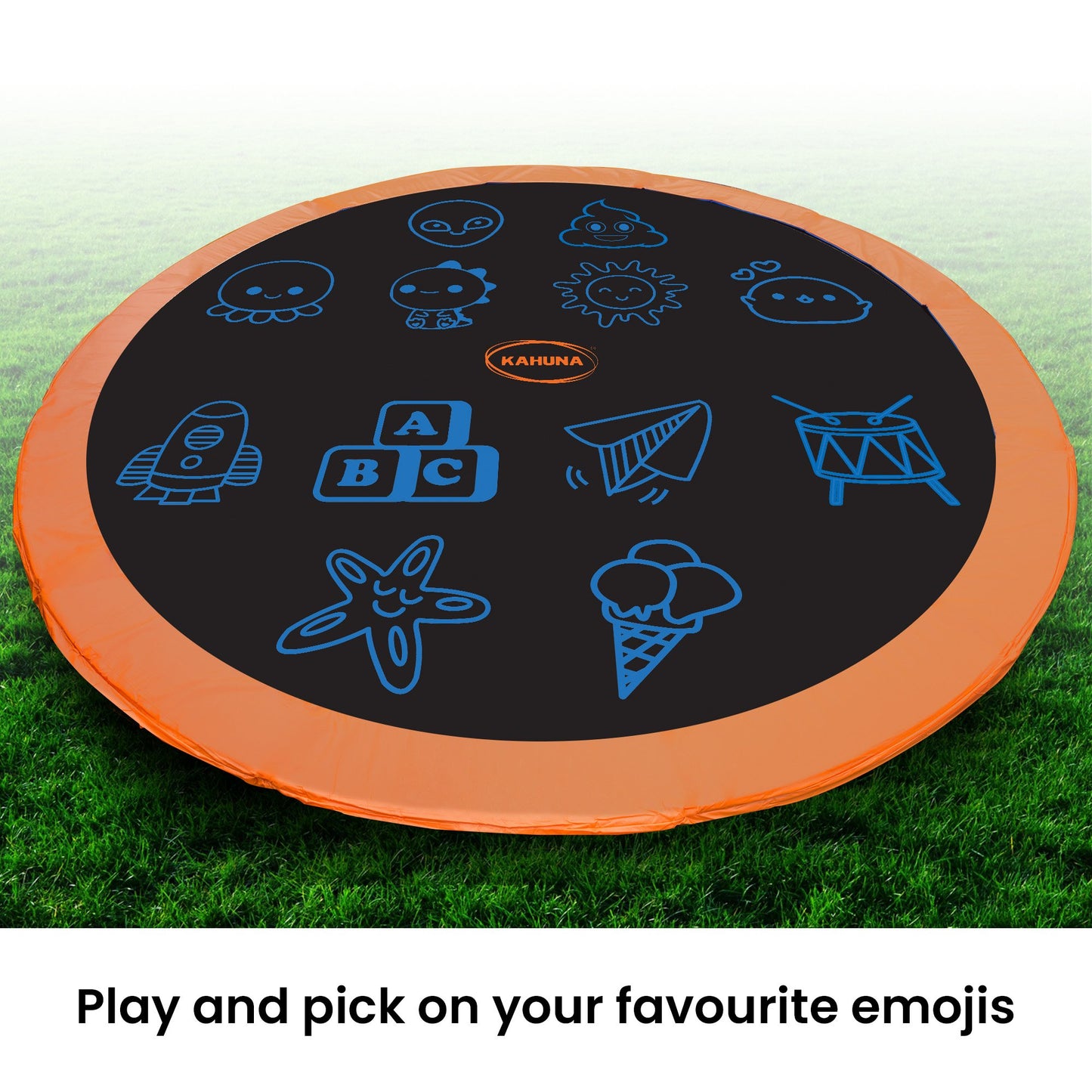 Kahuna 16ft Replacement Trampoline Jumping Mat - Emoji