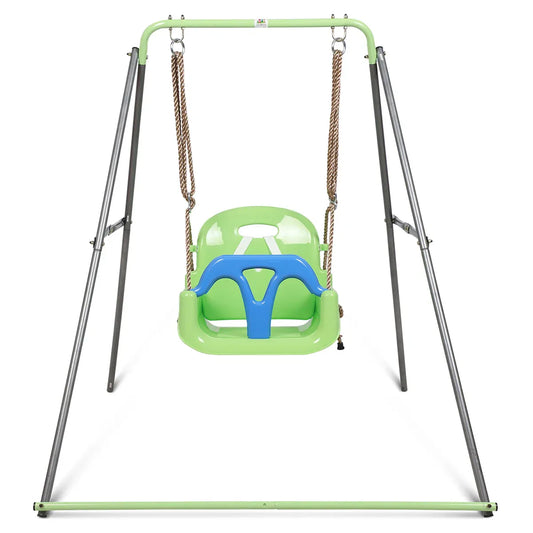 Lifespan Kids Bobcat Foldable Metal Swing frame with Haven 3 Stage Swing Seat